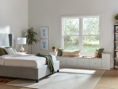 Simonton Brickmould 600 Bedroom Interior Double Hung
