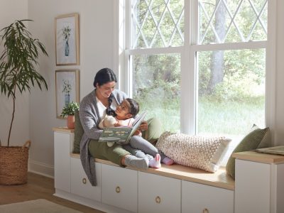 Simonton Brickmould 600 Up Close Double Hung
