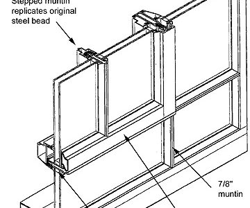 Isometric Drawing of Aluminum Window Isometric Drawing of Aluminum Window