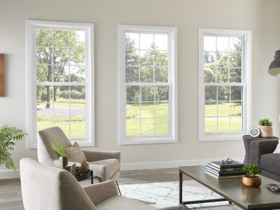 Simonton interior 5050 living room double hung window