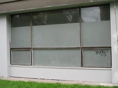 Aluminum Window Exterior Weathered Aluminum Window Exterior Weathered